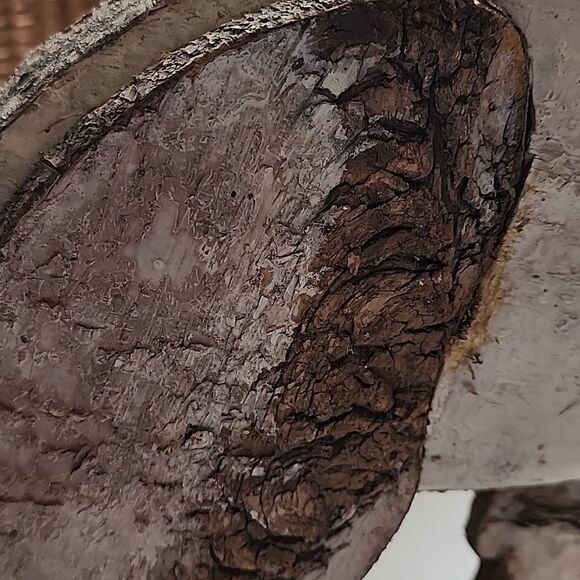 Polar Bear Textured Stand Alone Figure Handmade Large Wooden - Picture 9 of 10